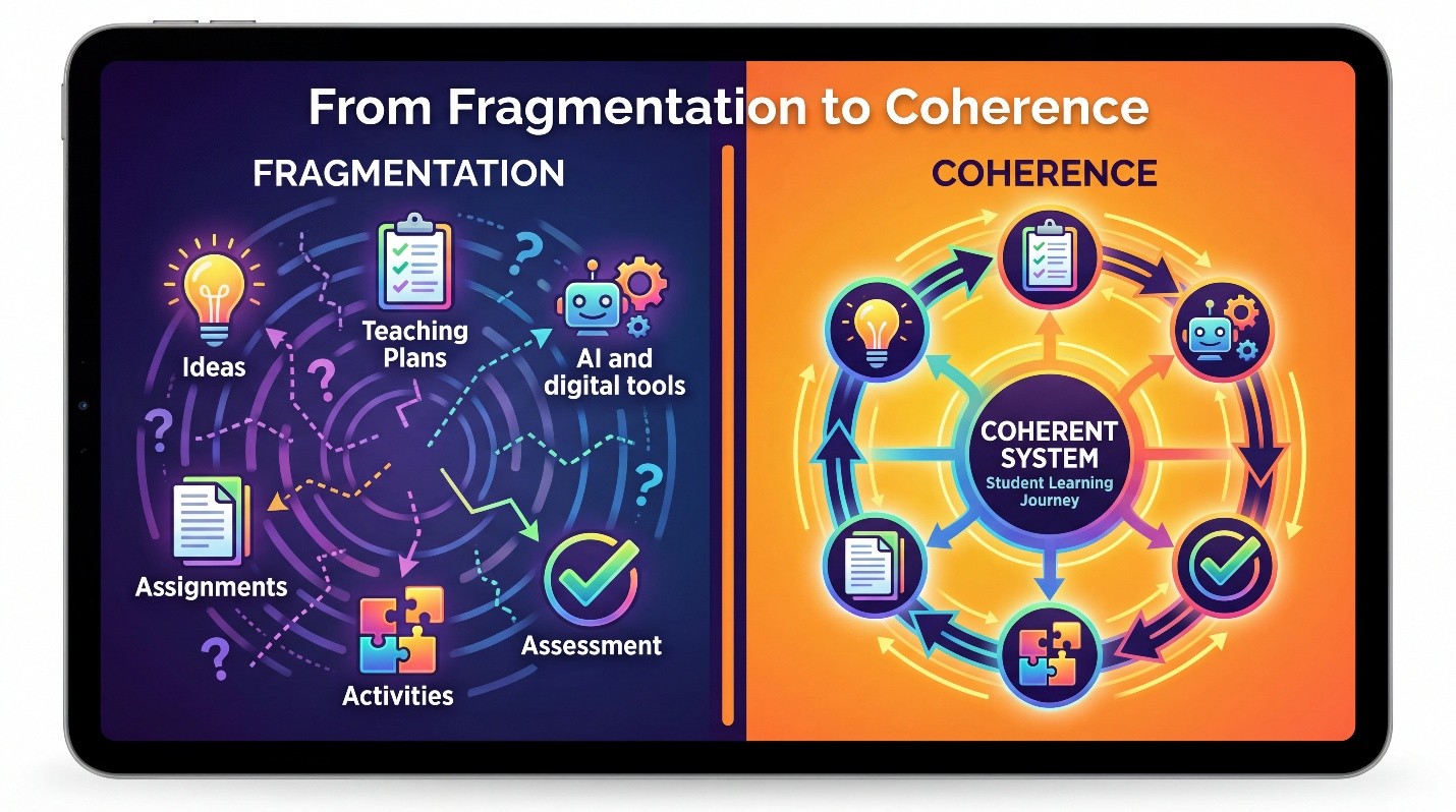 Map for the Business Communication Teaching and Learning System