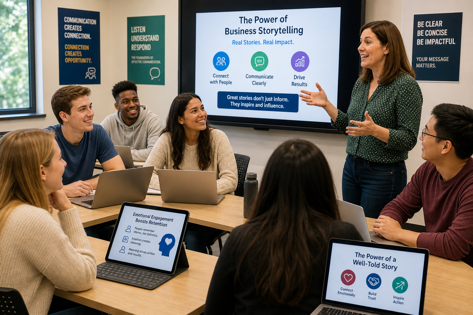 Neuroscience Behind Effective Writing - A business communication instructor tells a compelling story to college students